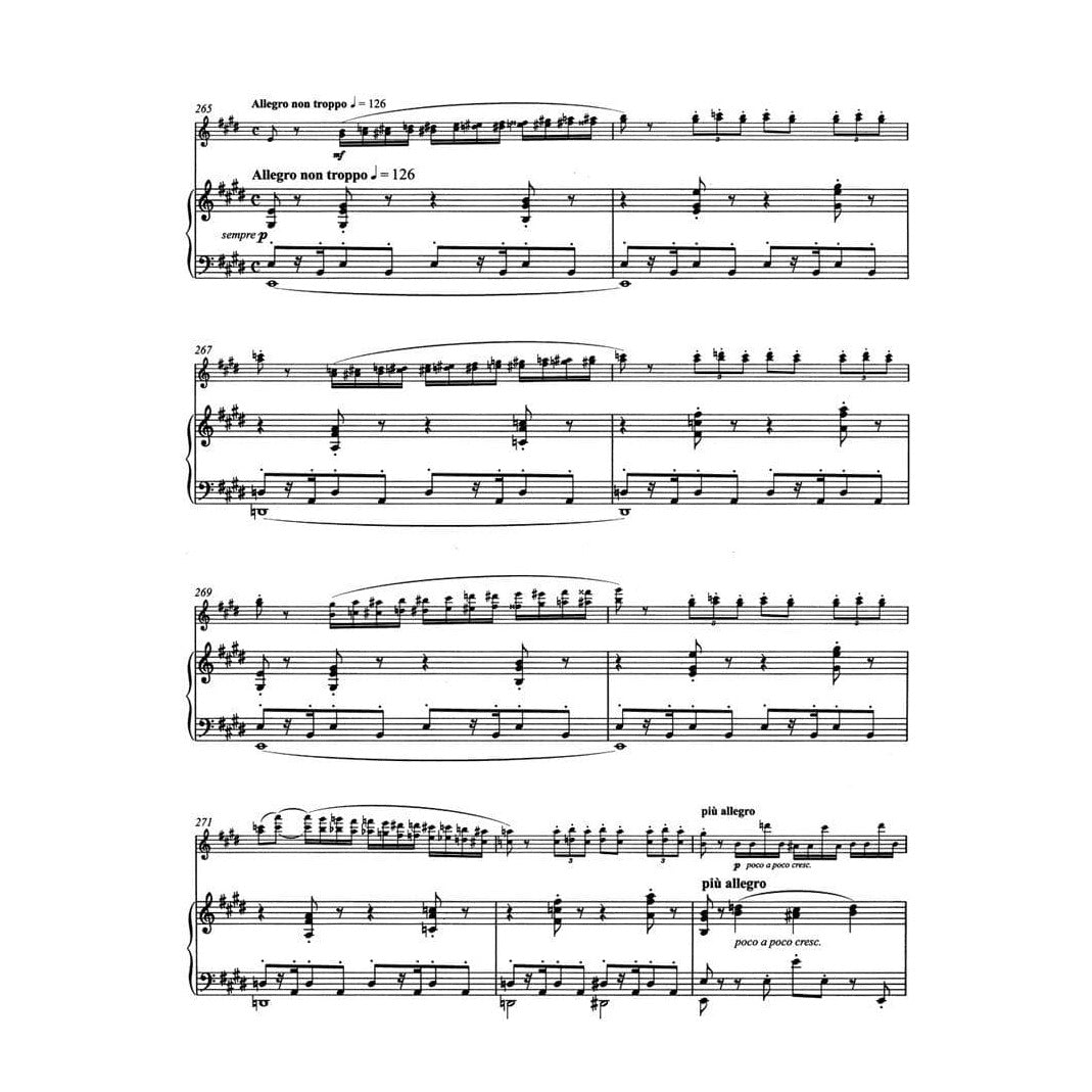 Saint-Saëns, Camille - Havanaise Op 83 for Violin and Piano - edited by Christine Baur - Bärenreiter