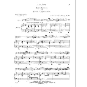 Saint-Saëns, Camille - Introduction and Rondo Capriccioso, Op 28 - Violin and Piano - edited by Henry Schradieck - G Schirmer Edition