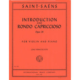 Saint-Saëns, Camille - Introduction and Rondo Capriccioso, Op 28 - Violin and Piano - edited by Zino Francescatti - International Music Company
