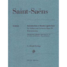 Saint-Saens, Camille - Introduction et Rondo capriccioso - for Violin and Piano - Edited by Peter Jost - G Henle Verlag URTEXT