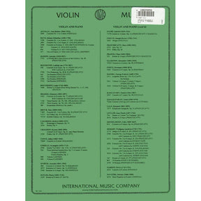 Sarasate, Pablo de - Malaguena Op 21 No 1 - for Violin and Piano - edited by Francescatti - International Music Company