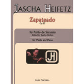 Sarasate, Pablo - Zapateado Op 23 No 2 For Violin and Piano Edited by Jascha Heifetz Published by Carl Fischer