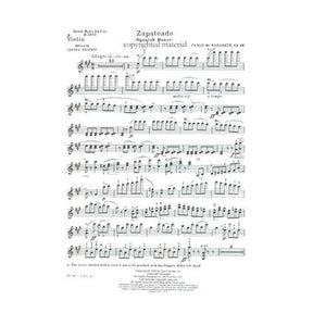 Sarasate, Pablo - Zapateado Op 23 No 2 For Violin and Piano Edited by Jascha Heifetz Published by Carl Fischer