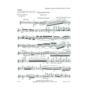 Sarasate, Pablo - Zigeunerweisen Op 20 - for Violin and Piano - edited by  Mittell - G Schirmer
