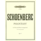 Schoenberg, Arnold - Phantasy for Violin, Op 47 - for Violin and Piano - Edition Peters
