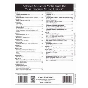 Schubert, Franz - Ave Maria D 839 - for Violin and Piano - edited by Ambrosio - Carl Fischer