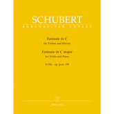 Schubert, Franz - Fantasia In C Major, Op 159, D 934 - for Violin and Piano - Barenreiter URTEXT