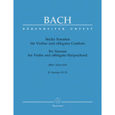 Bach, JS - 6 Sonatas for Violin and Piano, BWV 1017-1019, Volume 2  - edited by Peter Wollny and Andrew Manze - Bärenreiter Verlag URTEXT