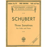Schubert, Franz - Three Sonatinas Op 137 For Violin and Piano Edited by David Published by G Schirmer