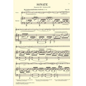 Schumann, Robert - Violin Sonata in A Minor, Op 105 - Violin and Piano - edited by Kurt Guntner - Henle