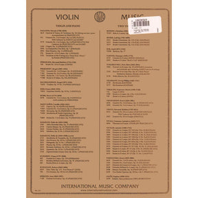 Schumann, Robert - 2 Violin Sonatas, Op 105 and 121 - Violin and Piano - edited by Francescatti - International Music Company