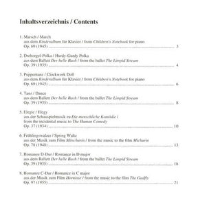 Shostakovich, Dmitri - Album Pieces for Violin and Piano - Violin and Piano - edited by Fortunatov - Sikorski