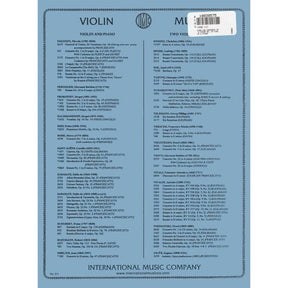 Sibelius, Jean - Violin Concerto in D Minor, Op 47 - Violin and Piano - edited by Francescatti-Gretchaninoff - International Music Company