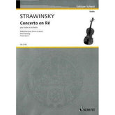Stravinsky, Igor - Violin Concerto in D - Violin and Piano - Schott