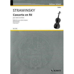 Stravinsky, Igor - Violin Concerto in D - Violin and Piano - Schott