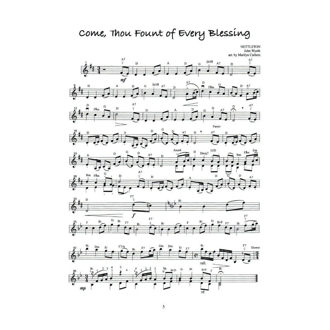 Carlson, Marilyn - Hymn Tunes for Unaccompanied Violin - Mel Bay Publication