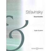 Stravinsky, Igor - Divertimento For Violin and Piano Published by Boosey & Hawkes
