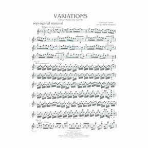 Tartini, Giuseppe - Variations on a Theme of Corelli - Violin and Piano - arranged by Fritz Kreisler - Carl Fischer
