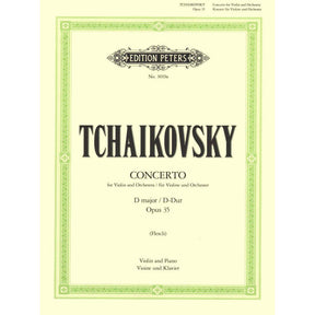 Tchaikovsky, PI - Violin Concerto in D Major, Op 35 - Violin and Piano - edited by Flesch - Peters