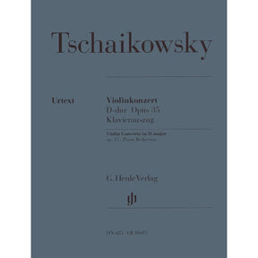 Tchaikovsky, PI - Violin Concerto in D Major, Op 35 - Violin and Piano - edited by Guntner - Henle