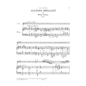 Ten Have, Willem - Allegro Brillant, Op 19 - Violin and Piano - Bosworth