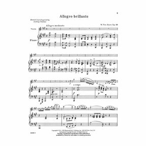 Ten Have, Willem - Allegro Brillante, Op 19 - Violin and Piano - edited by Ludwig Tadema - Schirmer