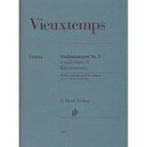 Vieuxtemps, Henri - Concerto No. 5 in A minor, Opus 37 - for Violin and Piano - edited by Iwazumi - G Henle Verlag URTEXT