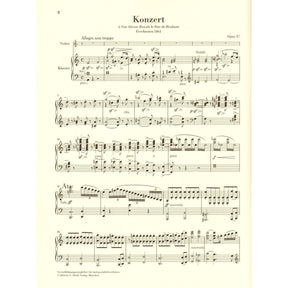 Vieuxtemps, Henri - Concerto No. 5 in A minor, Opus 37 - for Violin and Piano - edited by Iwazumi - G Henle Verlag URTEXT