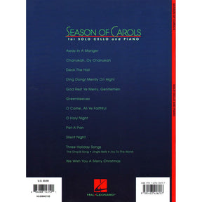 Season of Carols - Cello and Piano - arranged by Bruce Healey - Hal Leonard Edition