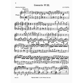 Viotti, GB - Violin Concerto No 22 in A Minor - Violin and Piano - edited by Musin - Carl Fischer