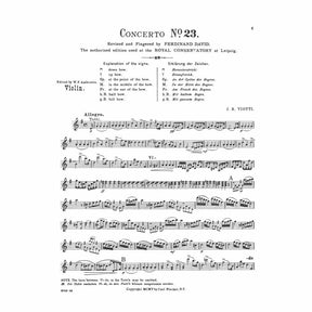 Viotti, GB - Violin Concerto No 23 in G Major - Violin and Piano - edited by David - Carl Fischer
