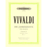 Vivaldi, Antonio - The Four Seasons: Concerto No 2 in G Minor, RV 315 "Summer" - Violin and Piano - edited by Kolneder - Peters