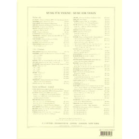 Vivaldi, Antonio - The Four Seasons: Concerto No 2 in G Minor, RV 315 "Summer" - Violin and Piano - edited by Kolneder - Peters