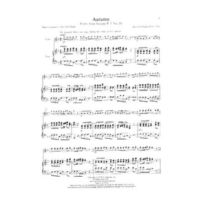 Vivaldi, Antonio - The Four Seasons: Concerto No 3 in F Major, RV 293 "Autumn" - Violin and Piano - edited by Rok Klopcic - Schirmer