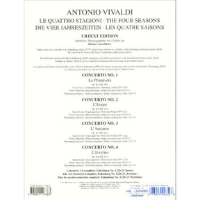 Vivaldi, Antonio - Winter 4 Seasons f minor RV 297 - Violin and Piano - URTEXT - Schott Music