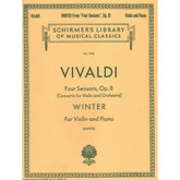 Vivaldi, Antonio - Winter 4 Seasons f minor RV 297 For Violin and Piano Edited by Klopcic Published by G Schirmer