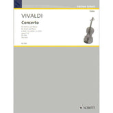 Vivaldi, Antonio -Violin Concerto in A Minor, Op 3 and No 6, RV 356 - for Violin and Piano - editor Nachez - Schott