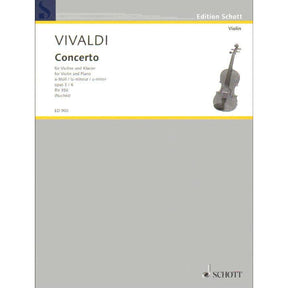 Vivaldi, Antonio -Violin Concerto in A Minor, Op 3 and No 6, RV 356 - for Violin and Piano - editor Nachez - Schott