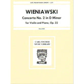 Wieniawski, Henryk - Violin Concerto No 2 in D Minor, Op 22 - for Violin and Piano -  edited by Pollitzer - Carl Fischer