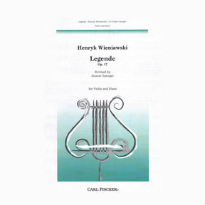 Wieniawski, Henryk - Legende Op 17 For Violin and Piano Edited by Saenger Published by Carl Fischer