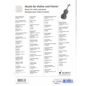 Wieniawski, Henryk - Legende Op 17 - for Violin and Piano - edited by Wilhelmj - Schott Music