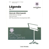 Wieniawski, Henryk - Legende, Op 17 - for Violin and Piano - edited by Saenger - Book/Online Audio - Carl Fischer