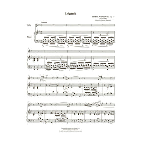 Wieniawski, Henryk - Legende, Op 17 - for Violin and Piano - edited by Saenger - Book/Online Audio - Carl Fischer