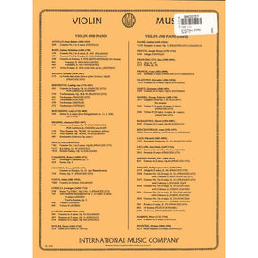 Wieniawski, Henryk - Polonaise Brillante In D Major Op 4 - for Violin and Piano - edited by Francescatti - International Music Company