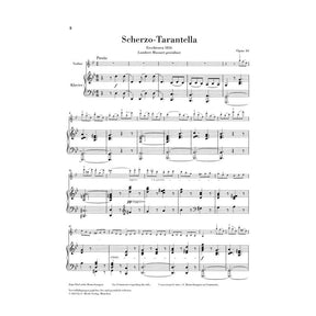 Wieniawski, Henryk - Scherzo-Tarantella in G minor, Op 16 - for Violin and Piano - G Henle Verlag