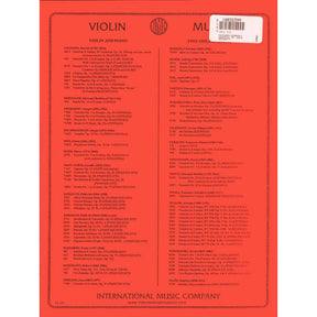Wieniawski, Henryk - Scherzo-Tarantella, Op 16 - for Violin and Piano - edited by Francescatti - International Music Company