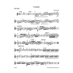 Monti, Vittorio - Czardas for Violin and Piano - edited by Kurt Sassmannshaus - Bärenreiter