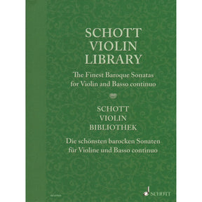 The Finest Baroque Sonatas - for Violin and Basso Continuo - edited by Peter Mohrs - Schott Violin Library