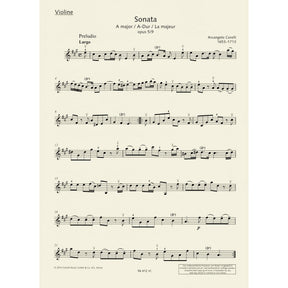 The Finest Baroque Sonatas - for Violin and Basso Continuo - edited by Peter Mohrs - Schott Violin Library