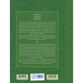 The Finest Baroque Sonatas - for Violin and Basso Continuo - edited by Peter Mohrs - Schott Violin Library